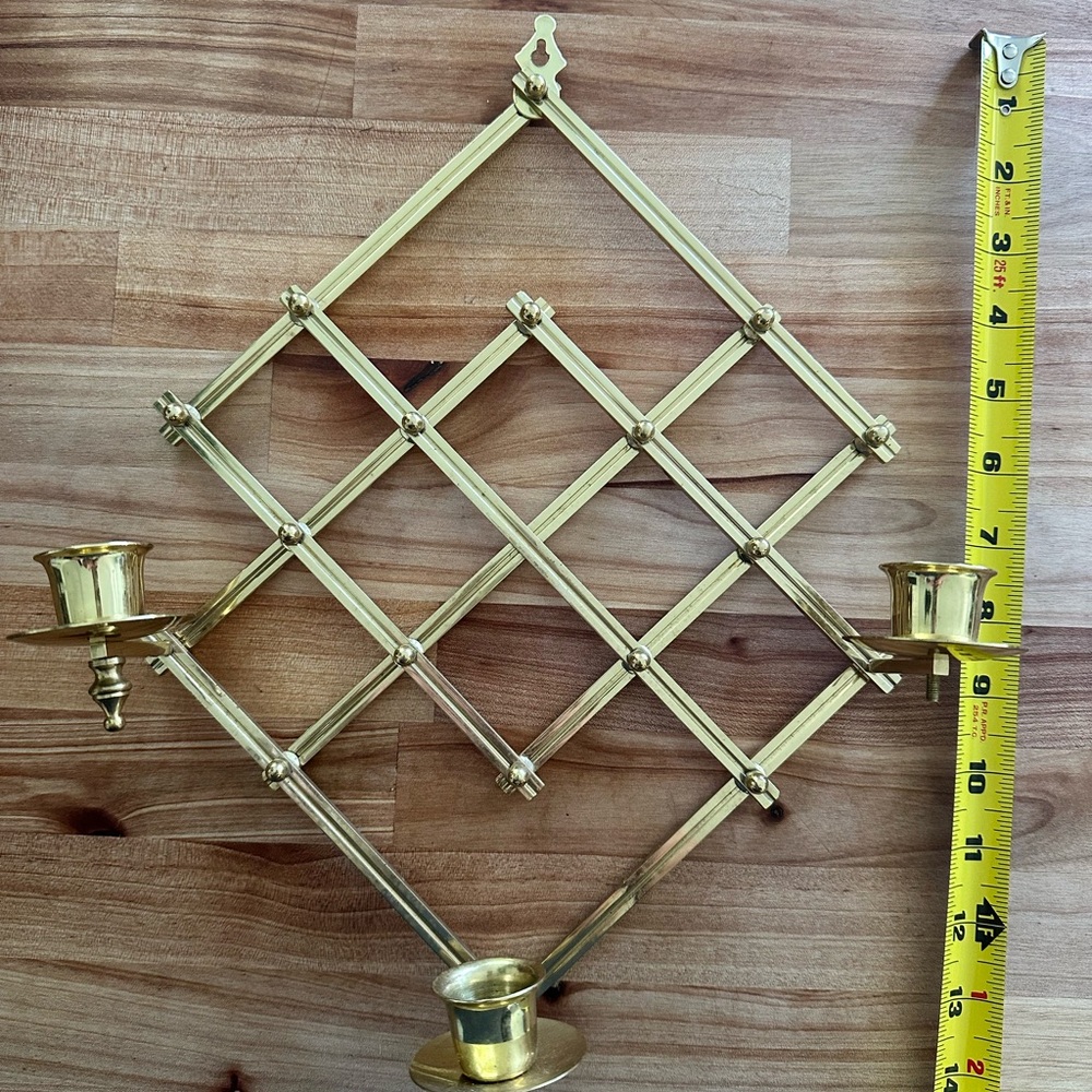 Vintage Wall Candle Holder/ adjustable
